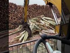 掘削機のグリップバケット 水力 木のグリップ 360 ロググリップと石の掘削機の回転グリップ