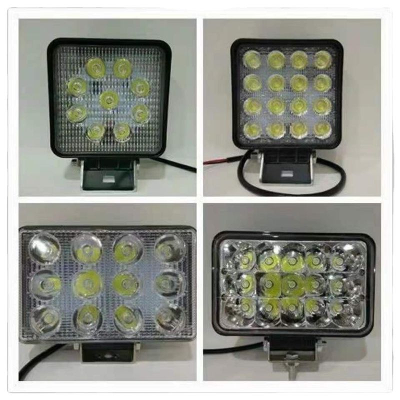 48w LED 掘削機ライト 12V 24V 掘削機 車 トラック 作業灯