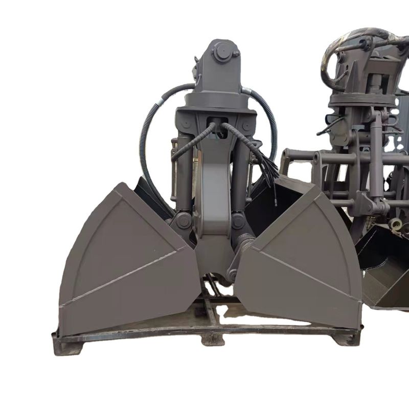 建設用掘削機 岩のバケツ クレーン クラムシェル バケツ Q345B Q690B MN 0.5 -1.5M3