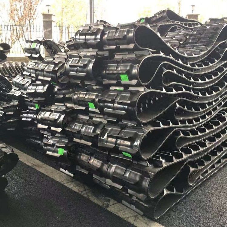 低価格 高品質 耐磨性 重力 エグババター機械部品 400x72.5Wx76 クローラーゴムトラック