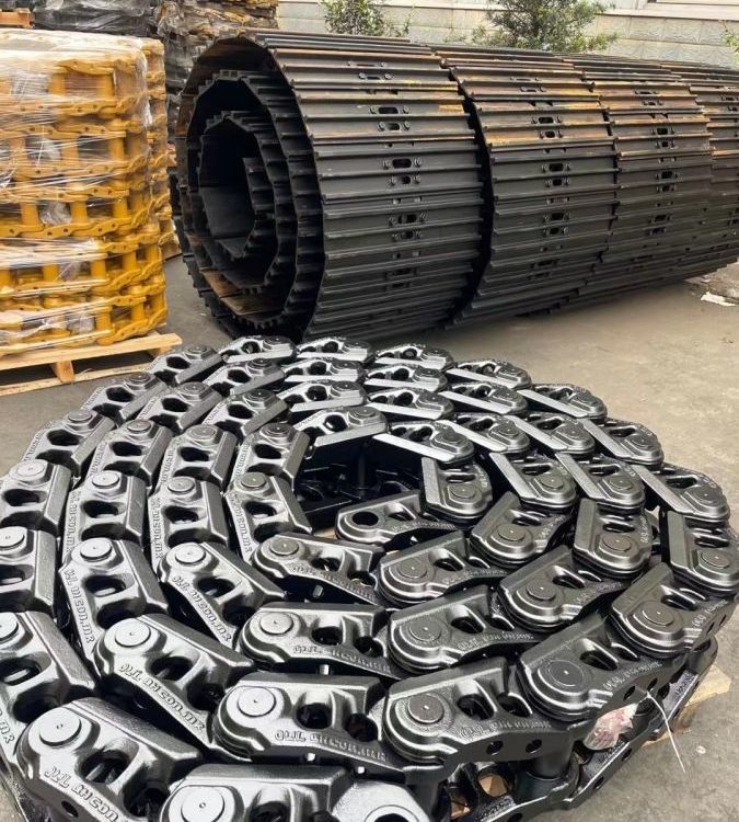 掘削機部品 zx270 部品 CAT345 CAT350 CAT450 軌道のチェーン組立 車両の下部部品 軌道のリンク