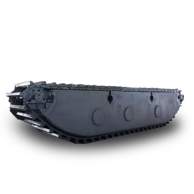 カスタマイズされた浮遊両生両生掘削機 ポントン Q355B Q690 Q345BU 下車部品 キャット 320D PC200に使用される水路