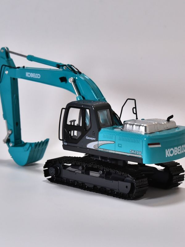 シェン鋼 SK200 掘削機 モデル KOBELCO オリジナル シミュレーション 金属合金 車装飾 玩具ではない