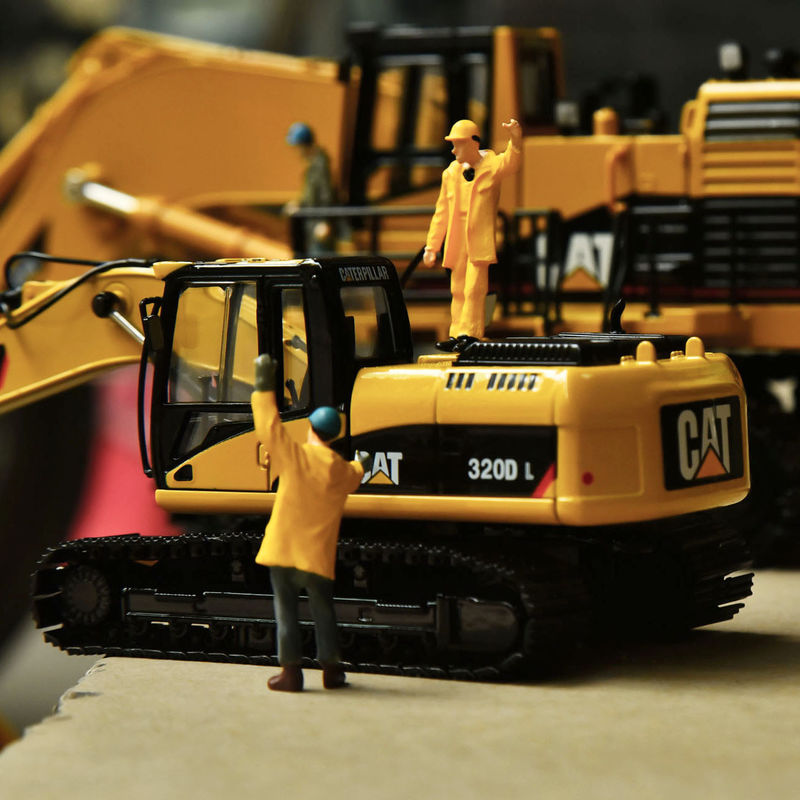 カーター CAT320DL 掘削機 オリジナルモデル合金 シミュレーション エンジニアリング 自動車 装飾 手品 コレクション 飾り