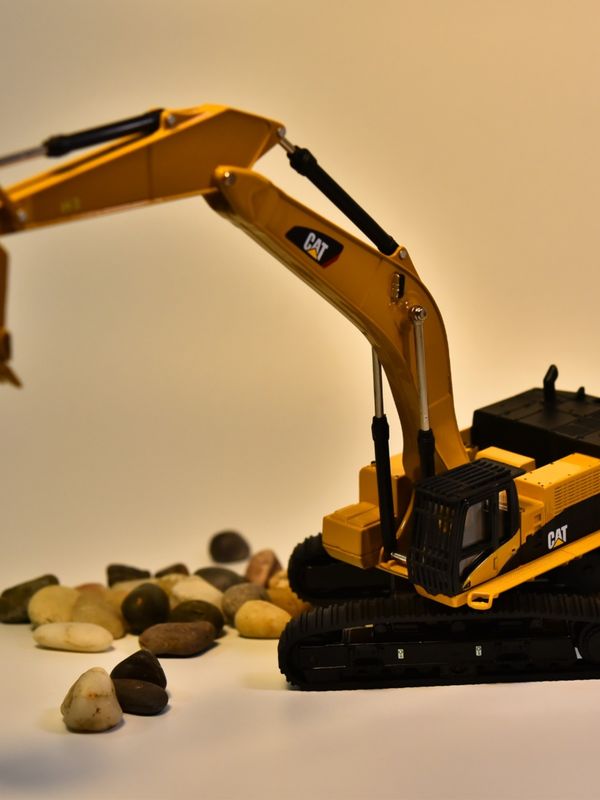 DMカーター CAT385C合金掘削機モデル エンジニアリング機械 自動車シミュレーション 金属装飾飾品