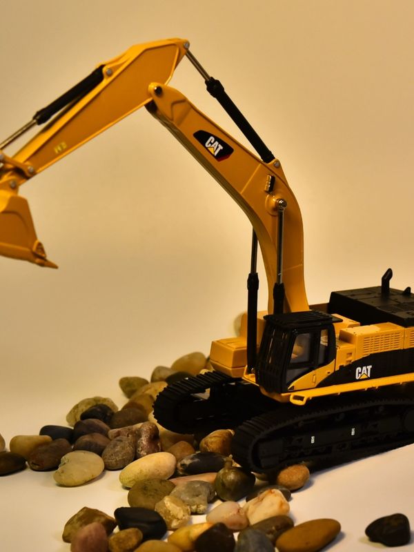 DMカーター CAT385C合金掘削機モデル エンジニアリング機械 自動車シミュレーション 金属装飾飾品