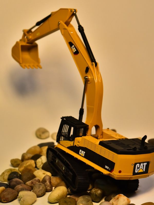 DMカーター CAT385C合金掘削機モデル エンジニアリング機械 自動車シミュレーション 金属装飾飾品