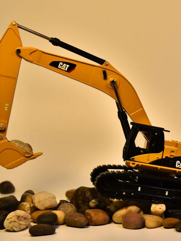 DMカーター CAT385C合金掘削機モデル エンジニアリング機械 自動車シミュレーション 金属装飾飾品