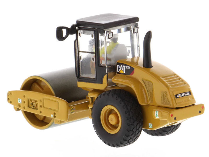 ダイキャスト CAT CS56 スムーズドラム振動ローラー 1:87 スケール 構造モデル レプリカ