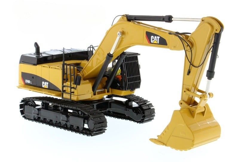 CAT 374D L エグババター・ダイキャスト・モデル 1/50スケール合金 建設用車両 玩具 85274