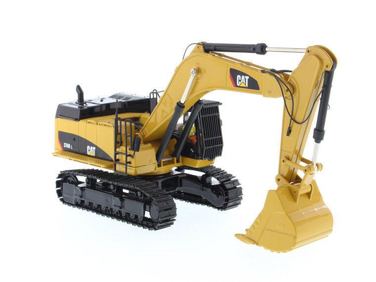 DM CAT 374D L エグババター 1:50 スケール 調整可能な部品付き合金型ダイキャスト 収集用おもちゃ