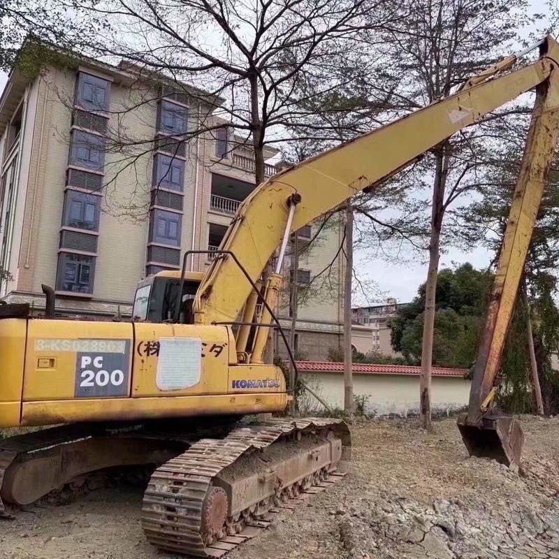 強力な古着コマツーPC200-7 掘削機 重い建設用 18m ロングリーチアーム