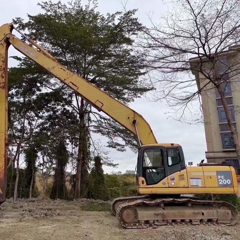 強力な古着コマツーPC200-7 掘削機 重い建設用 18m ロングリーチアーム