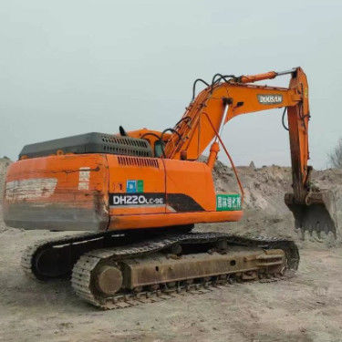 品質使用 ドーサン DH220-9E 22トンの掘削機 フルサービス 歴史 鉱業 建設 土壌移動