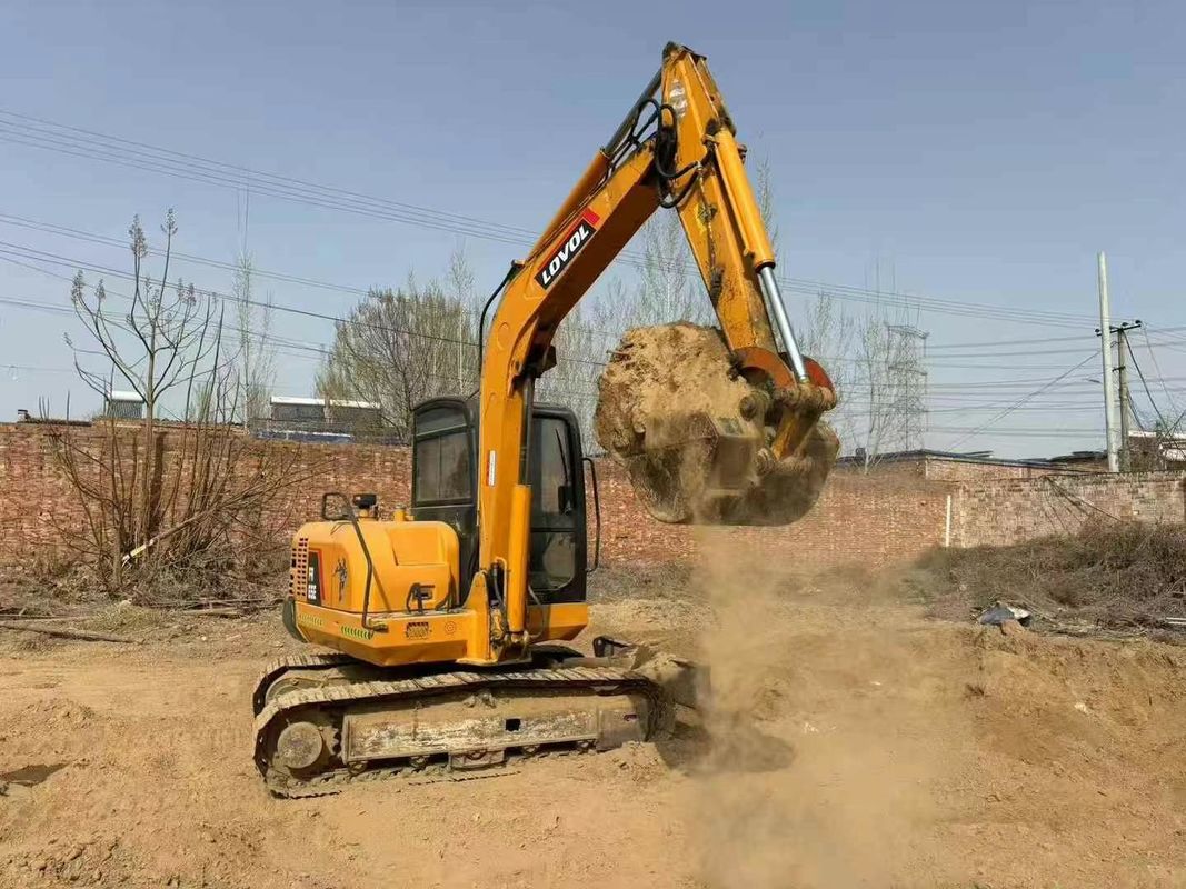 中古 ローボル 65E ミニ掘削機 6.5 トン 低時間 完全 サービス 建設 景観 整備