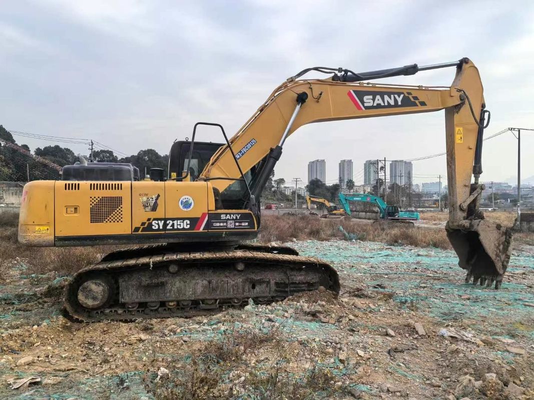 2019年使用 SANY SY215-10 エグババター 21トンの容量 フルサービス 歴史 建設 鉱業