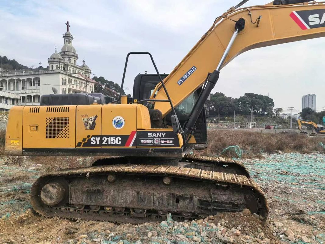 2019年使用 SANY SY215-10 エグババター 21トンの容量 フルサービス 歴史 建設 鉱業