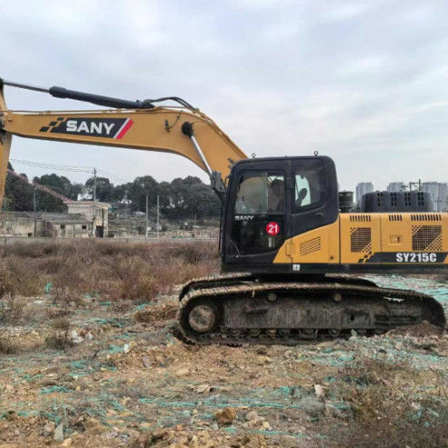2019年使用 SANY SY215-10 エグババター 21トンの容量 フルサービス 歴史 建設 鉱業