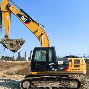 中古キャタピラー320D掘削機 20トンの容量 完全サービス履歴 CE ISO認証