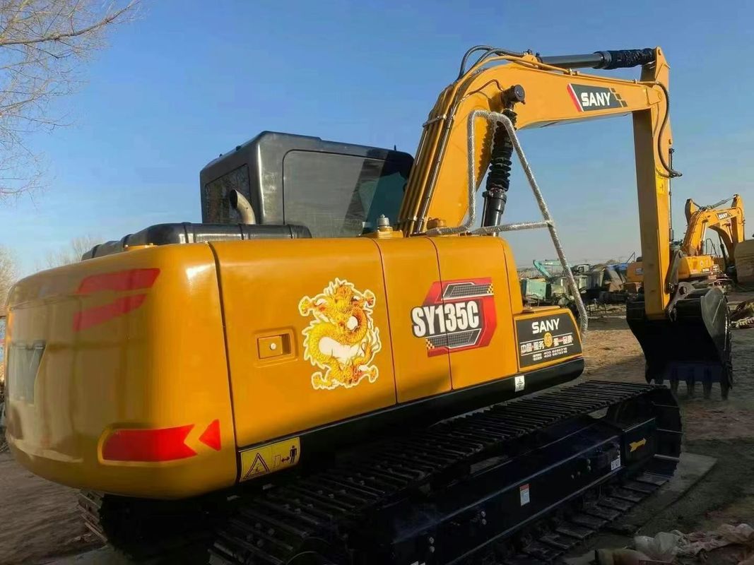 中古 SANY SY135C 13.5T 掘削機 フルサービス 歴史 建設 鉱業 土壌移動