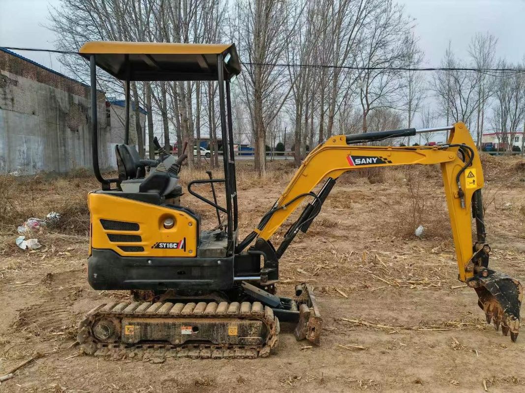 SANY SY16C 1.6T ミニ掘削機 ランドスケーピングや公益事業に最適