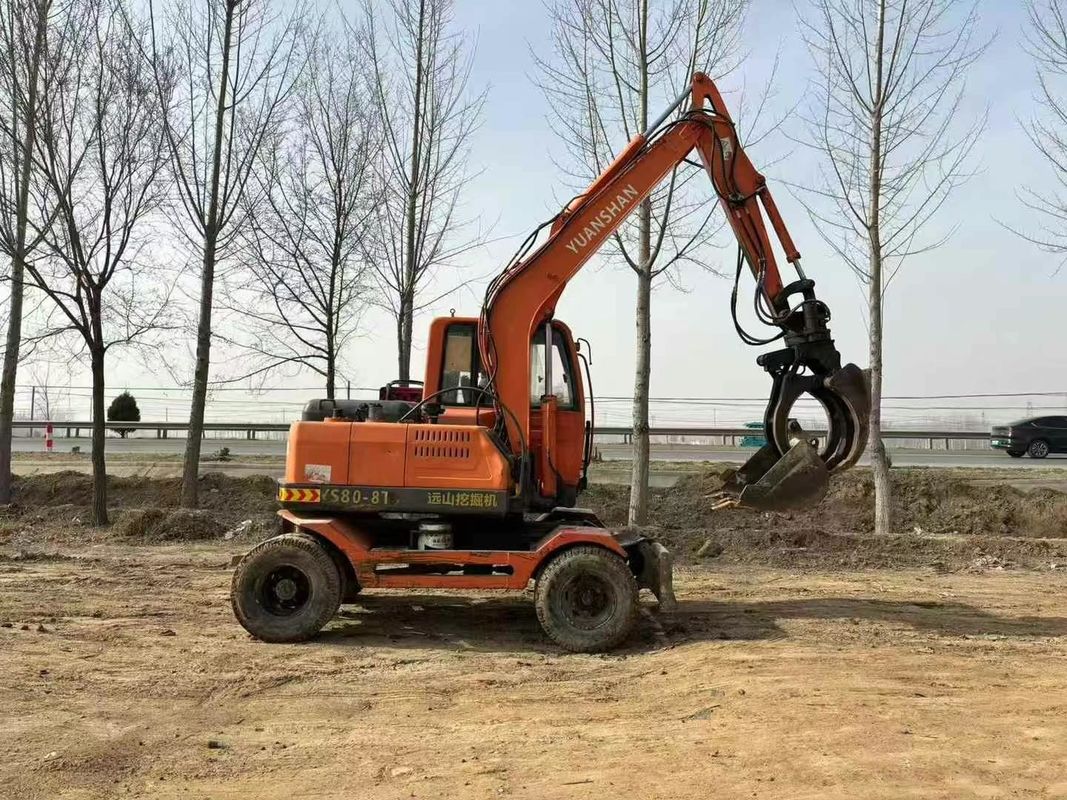 中古 ユアンシャン7808T 8トンの掘削機 2018年モデル 建設用 鉱山掘削のために維持されています