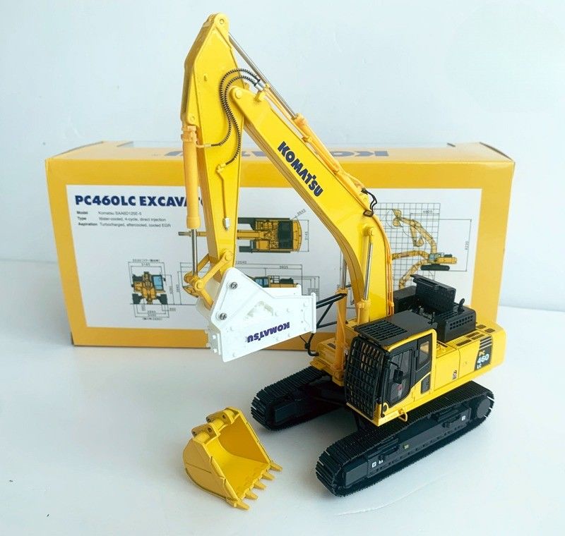 コマツー PC460LC-8 1/50 ダイキャスト合金掘削機モデル