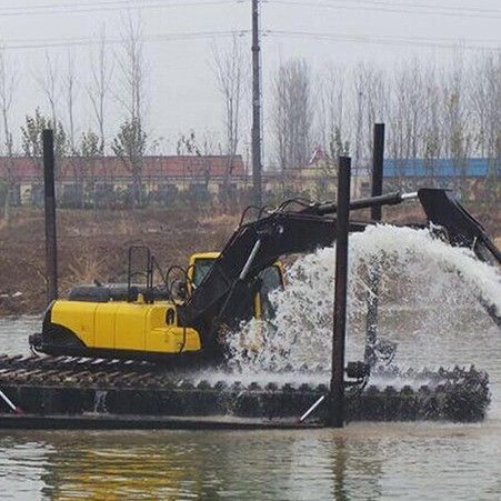 中国 OEM ゴムレール シャーシ ロボット 両生掘削機 ポントン 底車 販売