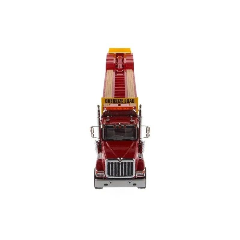 ダイキャストマスターズ国際 フラットベッド トラック DM トレーラー 合金コンテナヘッド モデル 71016 1:50 スケール