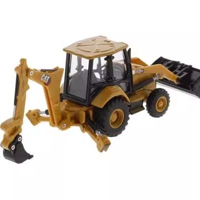 1/64 スケール ダイキャスト マスター 重装備 バックホー ローダー 合金 建設 車両 85765 モデル