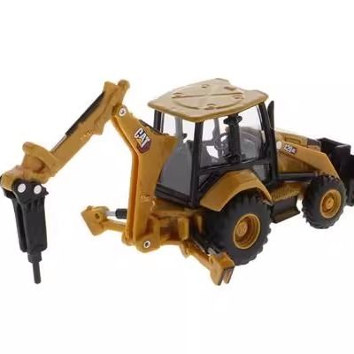 1/64 スケール ダイキャスト マスター 重装備 バックホー ローダー 合金 建設 車両 85765 モデル