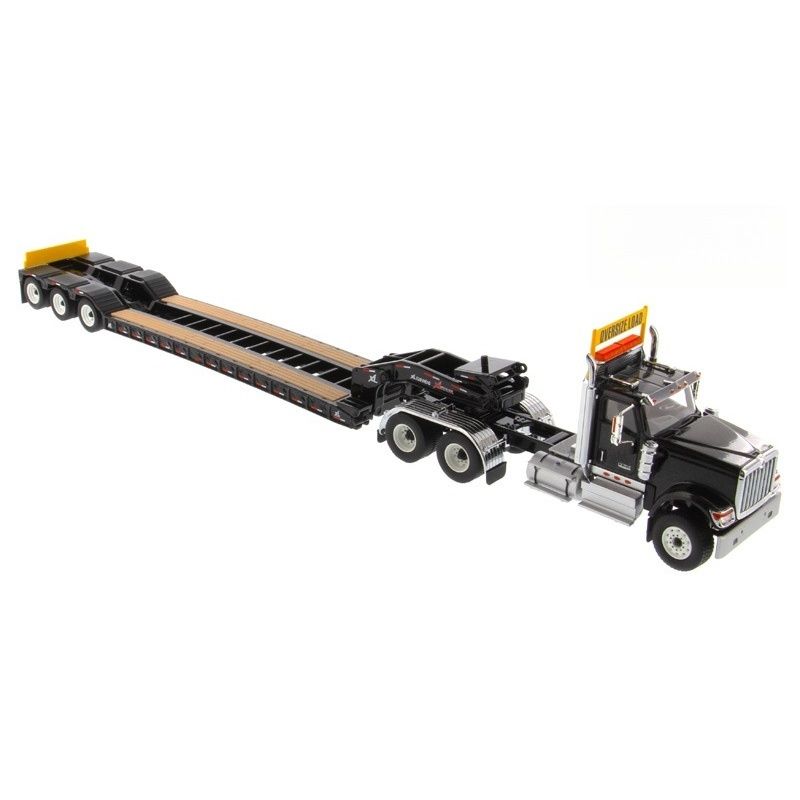 Diecast Masters International フラットベッドトラック DM TRAILER 合金コンテナヘッドモデル 71017 1/50