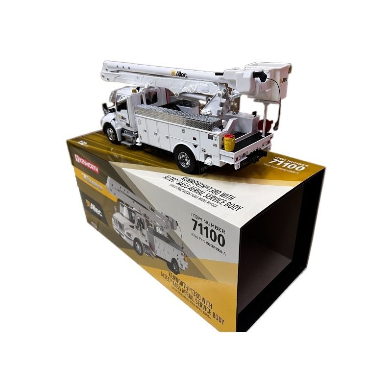 DM 1/32 ケンワース T380 空中作業台 トラック 合金製 建設用車 71100型