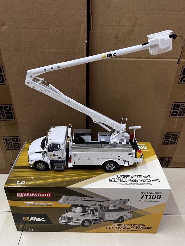 DM 1/32 ケンワース T380 空中作業台 トラック 合金製 建設用車 71100型