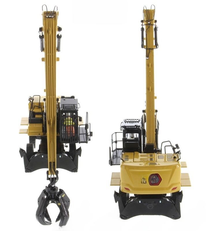 DM MH3040 マテリアルハンドラー 合金 油圧ショベル エンジニアリング車両モデル 1/50 ダイキャスト 85958