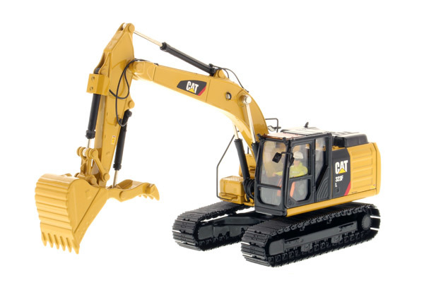 DMエンジニアリングビークル 1:50スケール CAT 323F L ダイキャスト油圧ショベルモデル 85924C おもちゃ ギフト