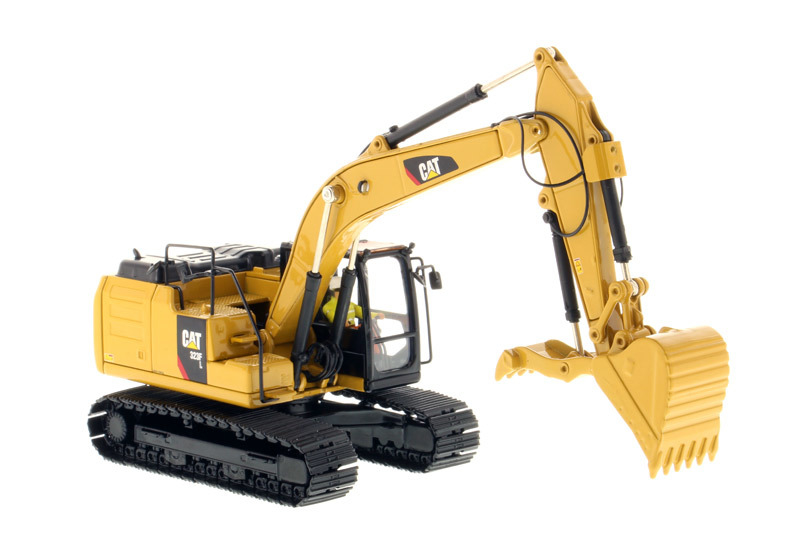 DMエンジニアリングビークル 1:50スケール CAT 323F L ダイキャスト油圧ショベルモデル 85924C おもちゃ ギフト