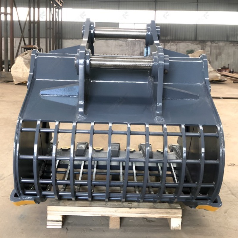 30トンの掘削機 バックホー 骨格 謎 肋骨 バケツ 重荷 仕分け