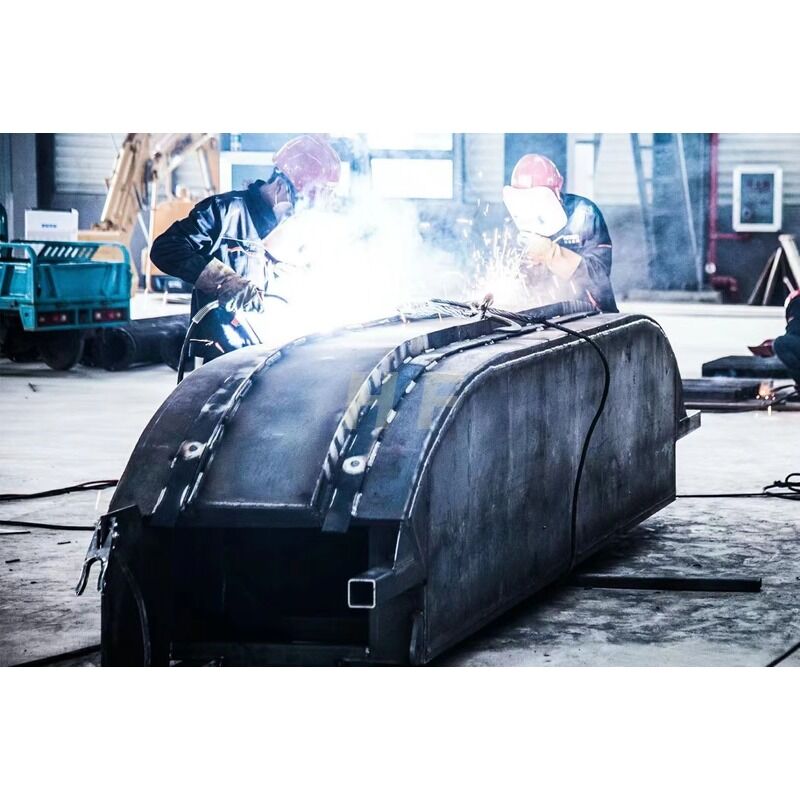 SY135 320D ハイドロリックウォーキングモーターサプライヤーのためのカスタマイズされた両生地掘削機浮遊ポントントラックシューズチェーン