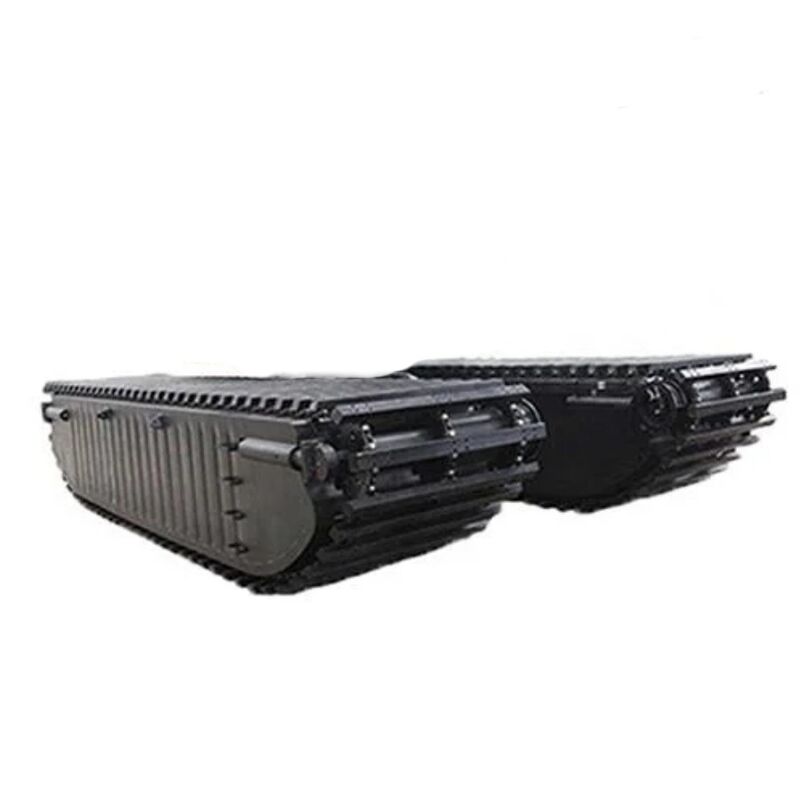 オーダーメイド 40 トンの両生地掘削機 沼地バギー 浮遊ポントン付き湿地掘削機 底車供給業者